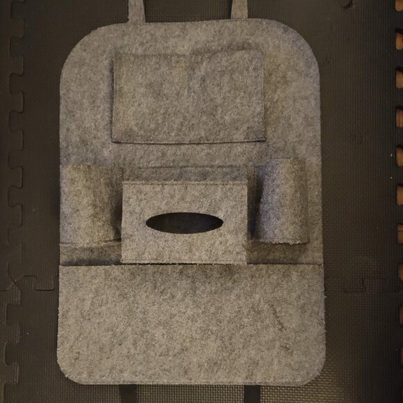 Car Storage Bag Felt Rear Seat Storage - Picture 3 of 5